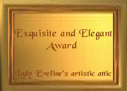 Lady Eve's Exquisite and Elegant Award